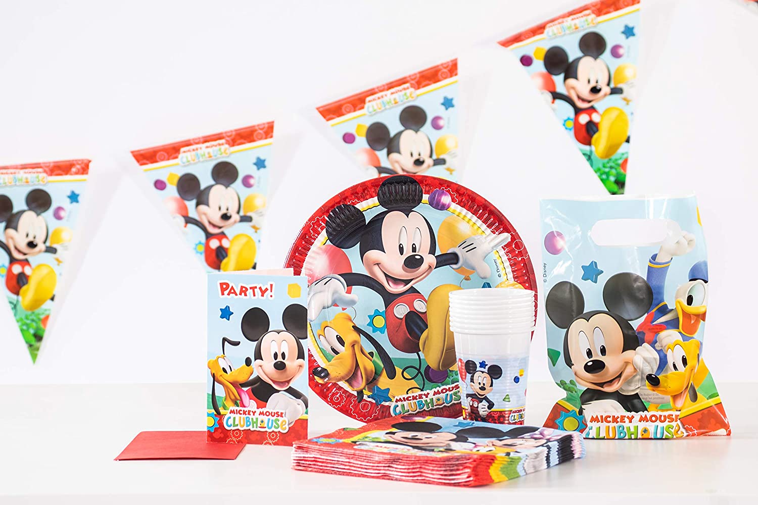 amscan Playful Mickey Party Bags Party Accessory, Multi, 6 units (lot of 1) - Image 2