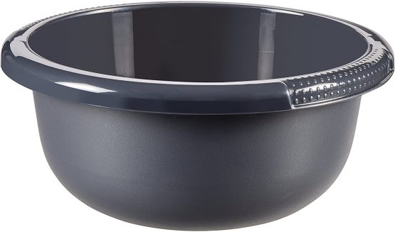 CURVER Round Bowl 2.5L in Anthracite, 24 x 24 x 10 cm