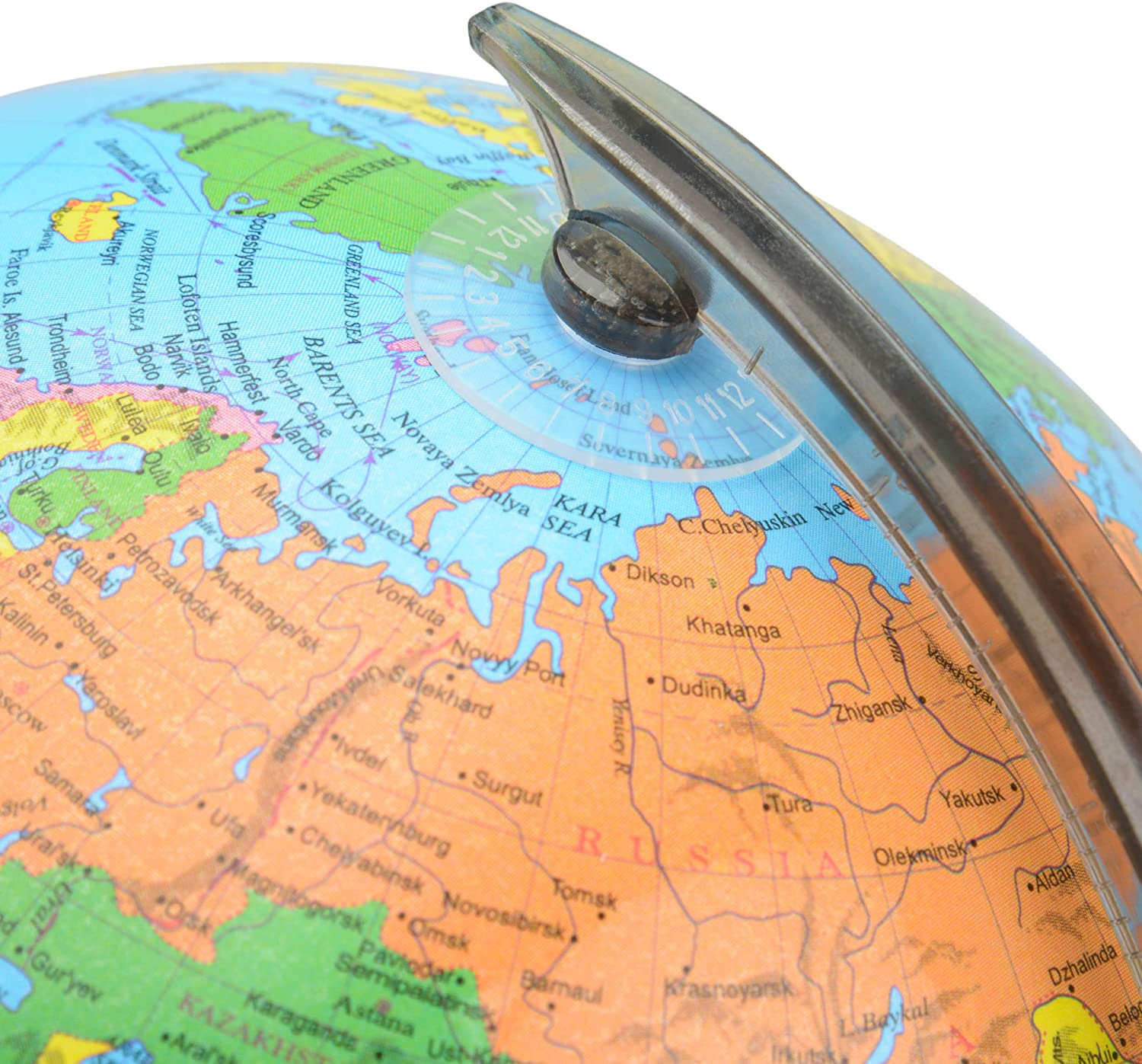 Toyrific World Globe for Kids Educational Rotating World Children Map with Stand for, Small, 20cm, multi - Image 2