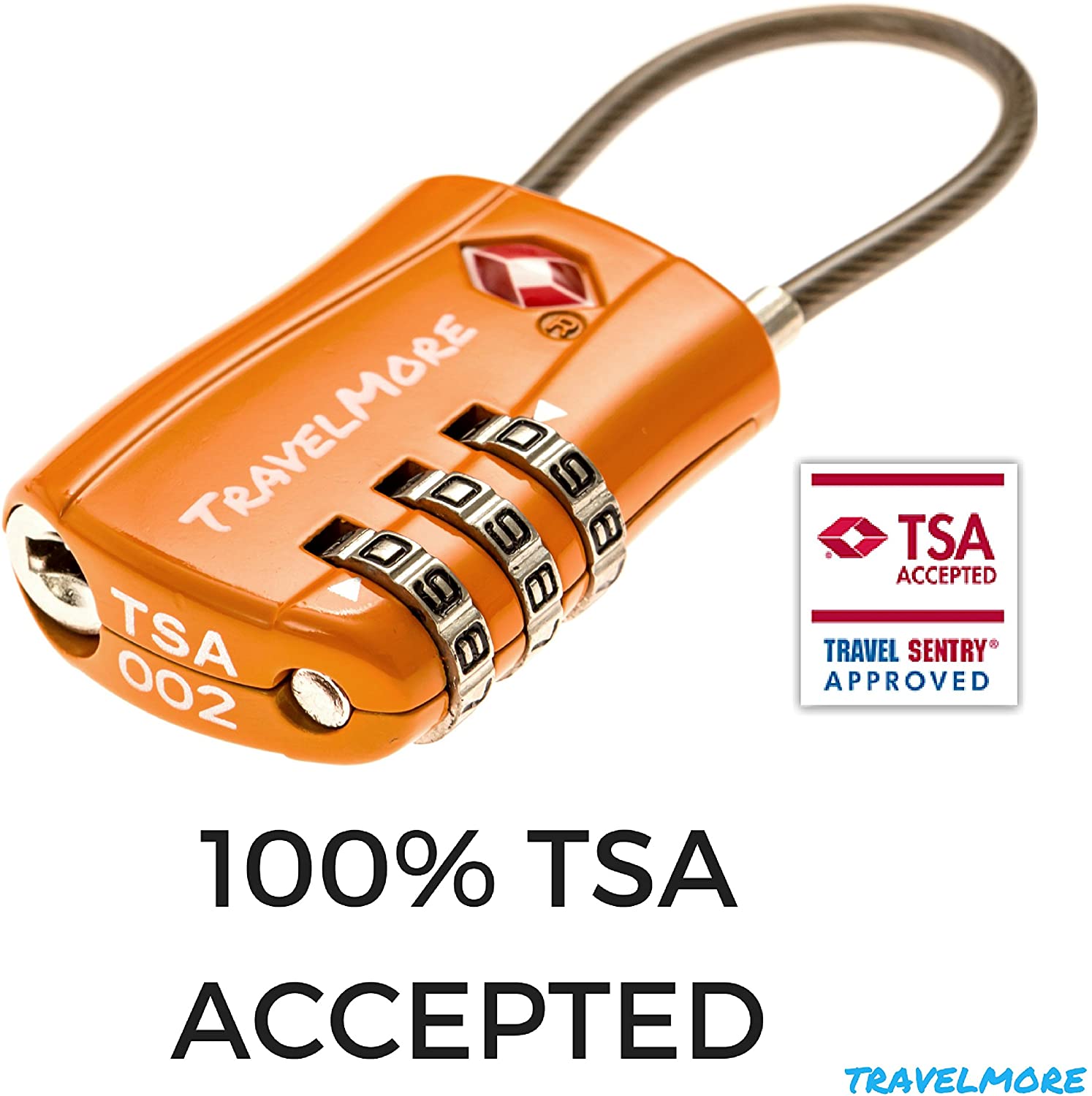 Travel Combination Cable Luggage Locks 