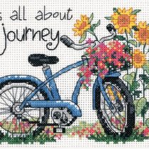 DIMENSIONS 65017 THE Journey, Fabric, White