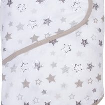 Baby Swaddle, Grey Stars, 26808
