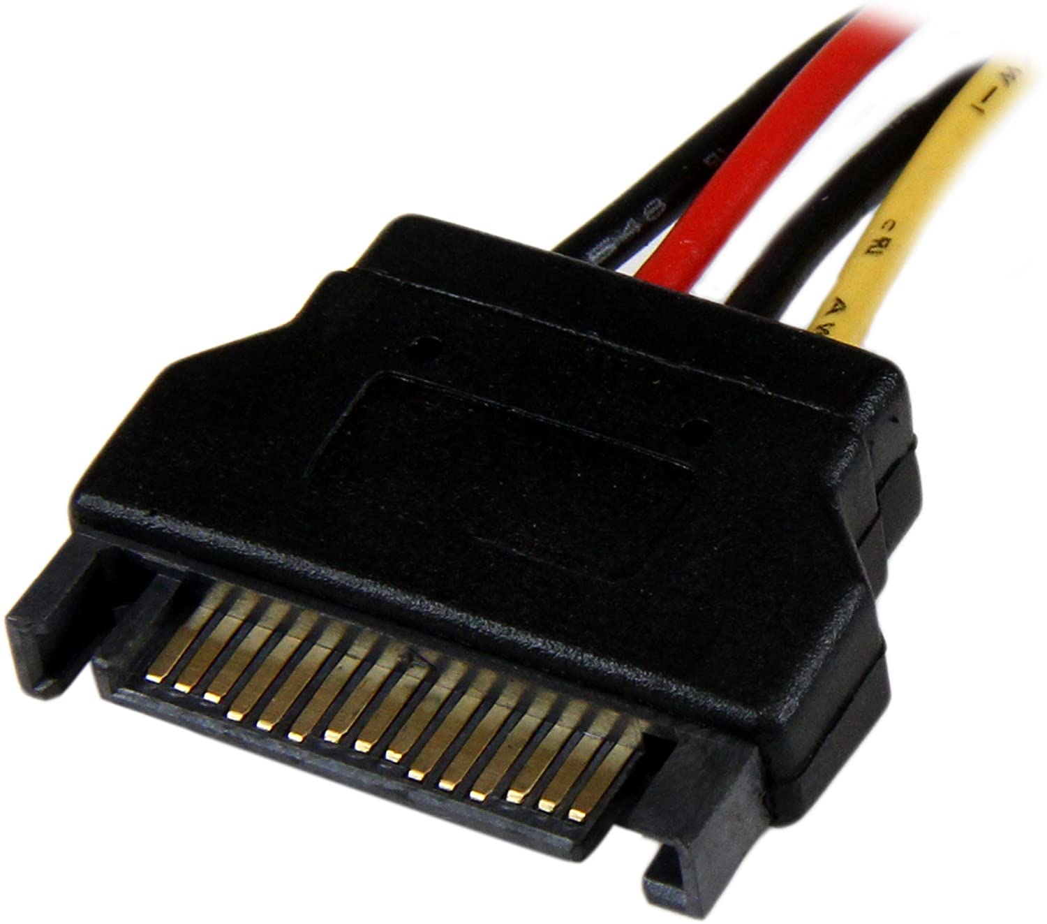 Startech.com (12 Inch) Sata To Molex Lp4 Power Cable Adapter - F/m, Black, 6 inch - Image 3