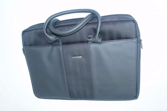 Rivacase 8135 Shoulder Bag, Laptop Bag with Metal Hardware, PU Leather Protective Briefcase, Multi Compartment Handbag for 15 inch Notebook Tablet Cell Phone or MacBook