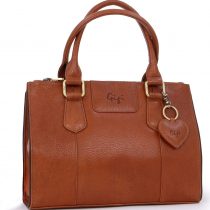 GIGI - Women's Mid-Size Leather Tote Handbag - Top Handle Bag - GIOVANNA 9046