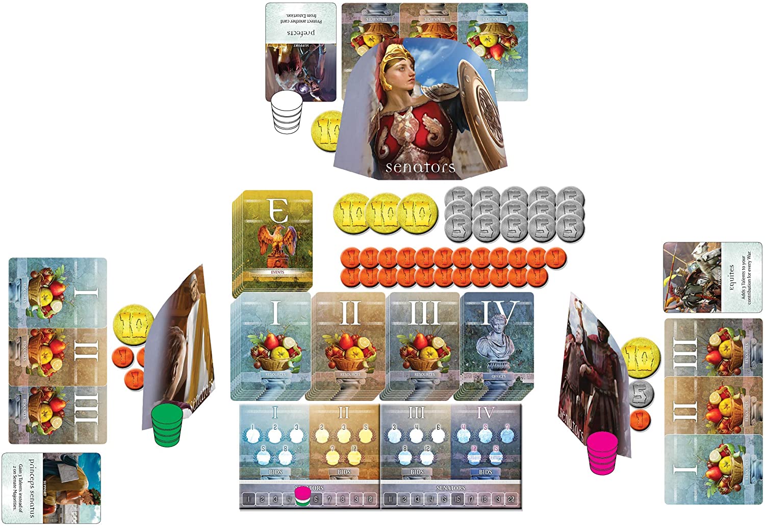 Indie Boards and Cards Senators - EN Board Game - Adults - Strategy - Politics - Special Edition - English - 1 Count - Image 4