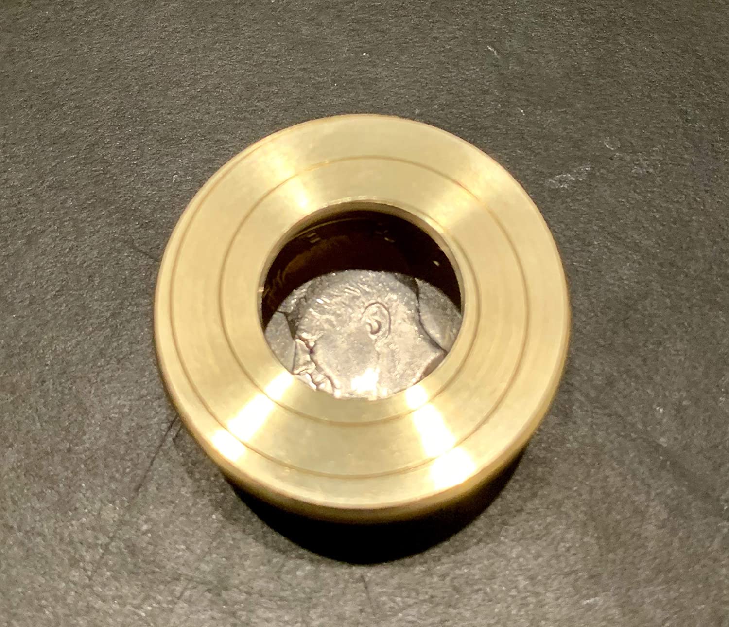 Vincenzo Di Fatta Deluxe Magic Brass Coin Safe of Italy - Image 3