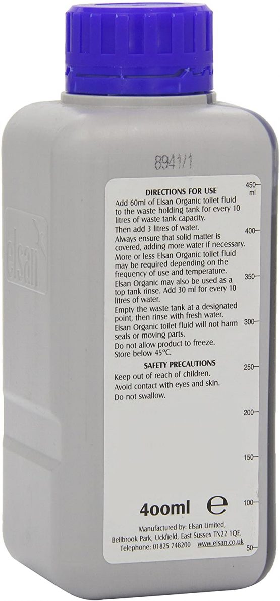 Elsan ORG400 Organic Toilet Fluid, 400 ml, Green - Image 2