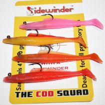 Sidewinder Super Solid/Holo Sandeels - Cod Bass Wrasse Ling Sea Fishing Lures