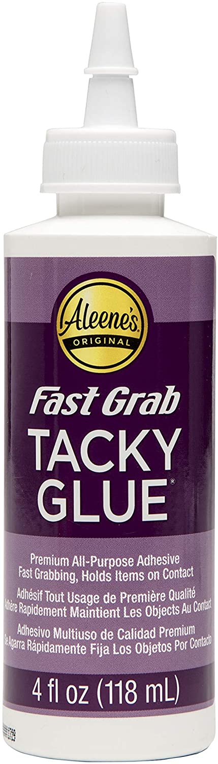 Aleene's 4oz All-Purpose Fast Grab Tacky Glue, Multicolor, Pack of 1