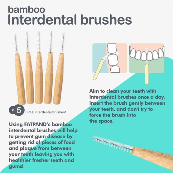 Bamboo Toothbrushes | 6 Pack | BPA Free Medium Soft Bristles | Eco-Friendly Products | Plastic Free Wooden Handle | Recyclable | UK Brand | Kids & Adults - Image 4