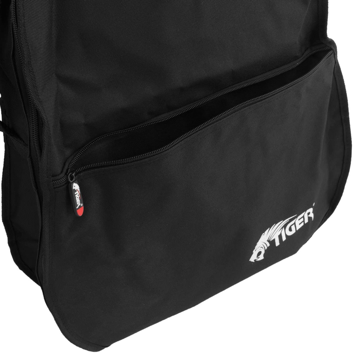Tiger Acoustic Guitar Bag - Straps and Handle - 600D Nylon Case, Black, Full Size - Image 3