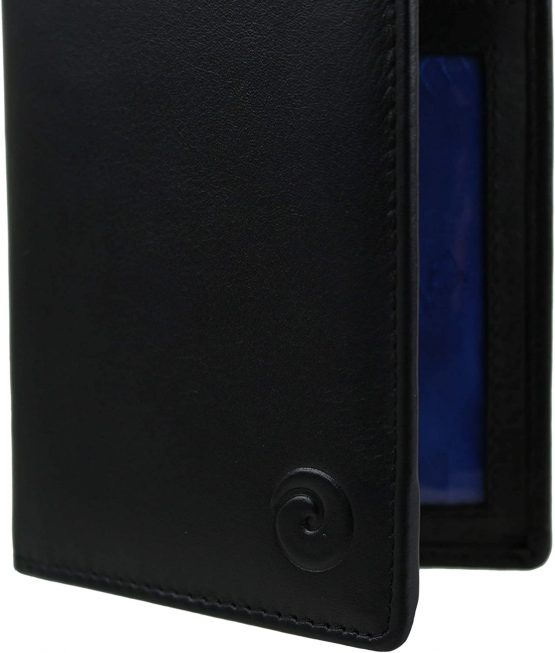 Mens Quality RFID Leather Suit Wallet by Mala; Origin Collection Gift Boxed (Black) - Image 3