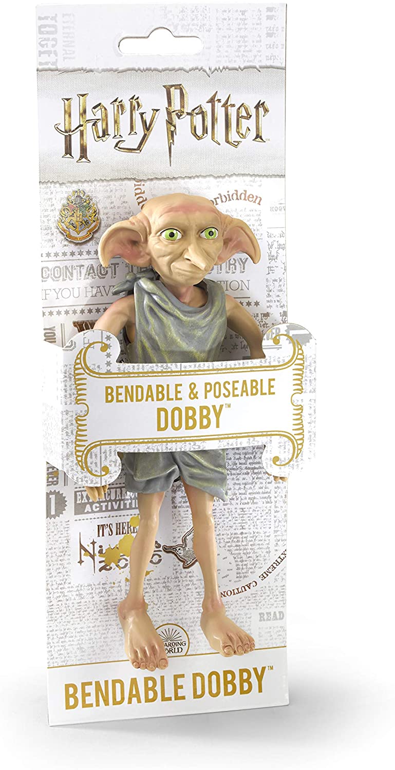Harry Potter Dobby Bendable The Noble Collection, Multicolor, 7 Inch (Pack of 1)