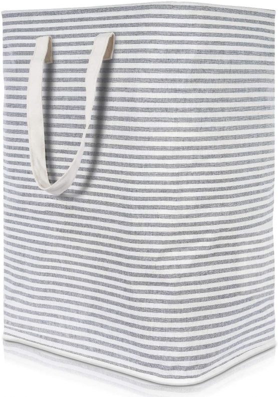 Lifewit 72L Freestanding Laundry Hamper Large Laundry Basket Clothes Hamper with Extended Handles for Storage Clothes Toys in Bedroom, Bathroom, Foldable, Grey
