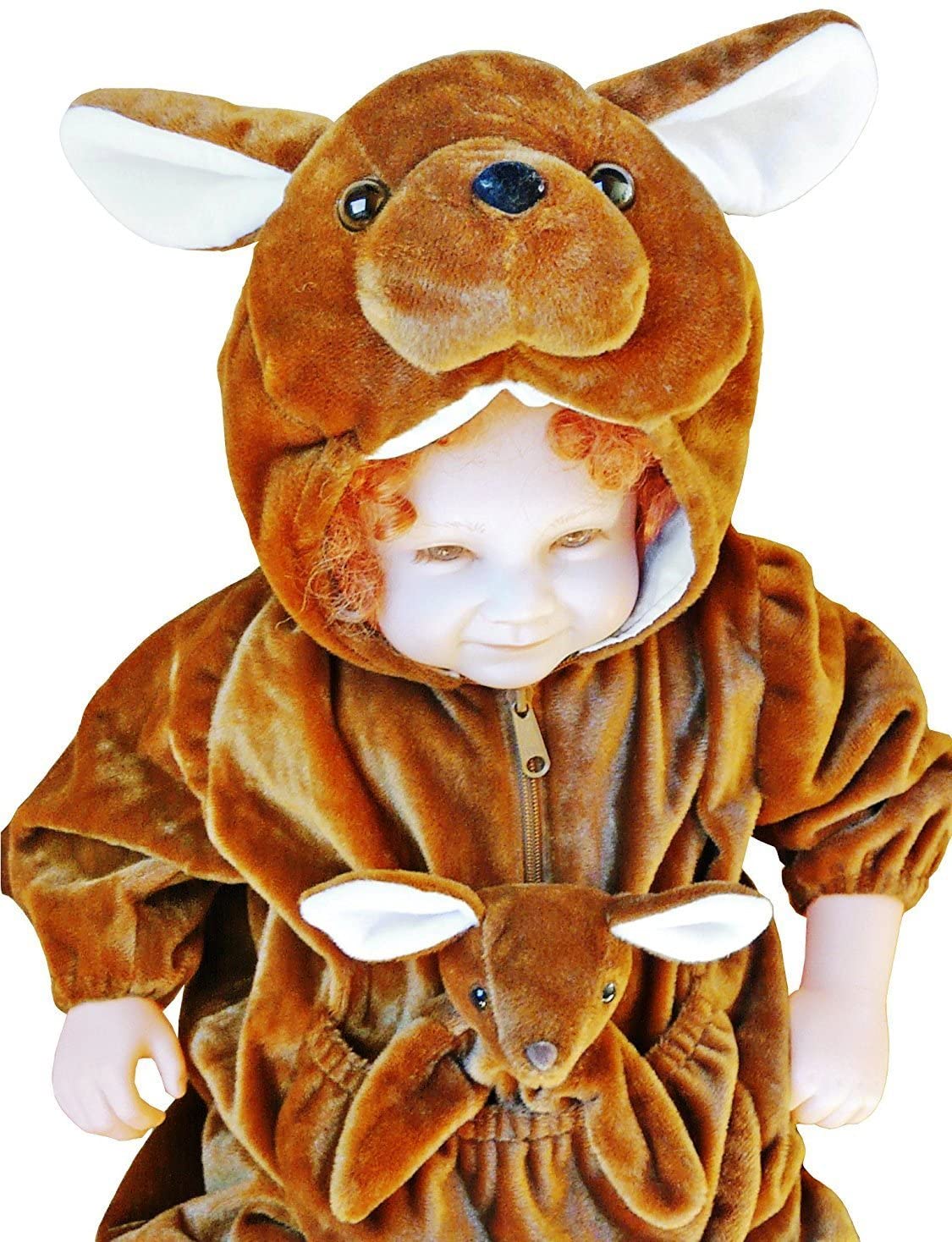 Seruna Kangaroo Costume, F53 Size 80110, for Small Children, Kangaroo