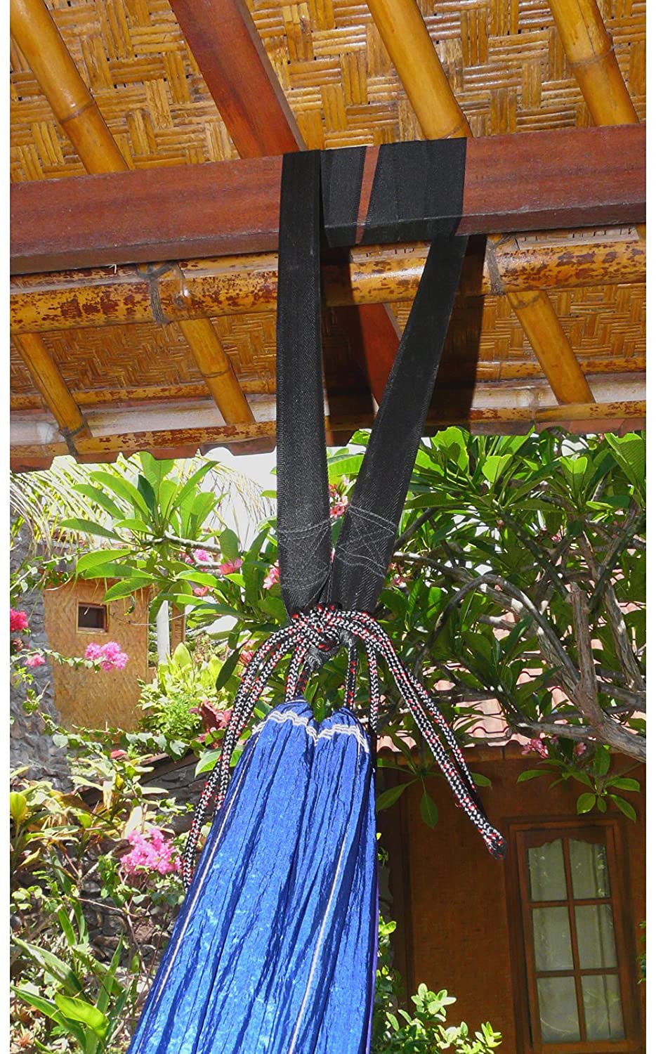 Hammock Bliss Tree Straps - Hang Any Hammock With Ease - Fast Setup - Super Strength - Only 3 oz / 90 Grams - - Set of 2 Straps - Image 3