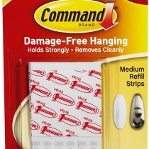 Command Medium Mounting Refill Strips, 27-Strip