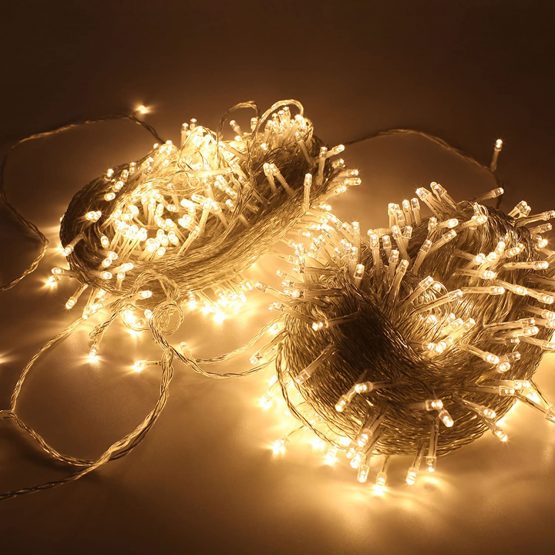 MORO 100M 8 Modes 500 LEDs Christmas Fairy String Light Lighting Wedding Party Lamp Clear Cable Xmas Decorative(Memory Function) - Image 2