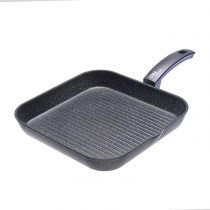 Moneta Square Grill Pan 28 x 28 cm, Aluminum, Black