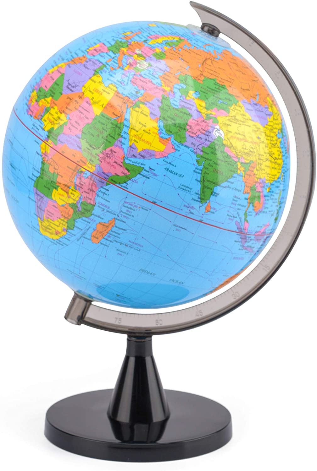 Toyrific World Globe for Kids Educational Rotating World Children Map with Stand for, Small, 20cm, multi