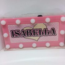 ISABELLA Childrens LED Personalised Name In Lights room Sign