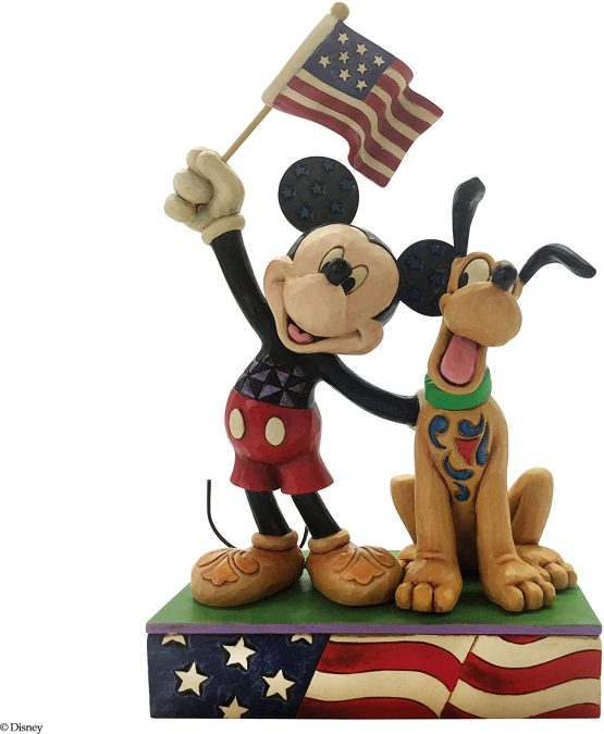 Disney Traditions A Banner Day Mickey And Pluto Figurine