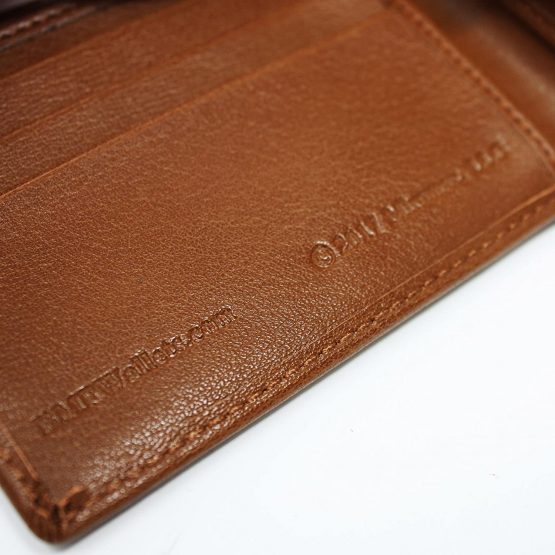 Close Up BMF Embroidered Bad Mother Fucker Genuine Leather Purse/Wallet - Image 4