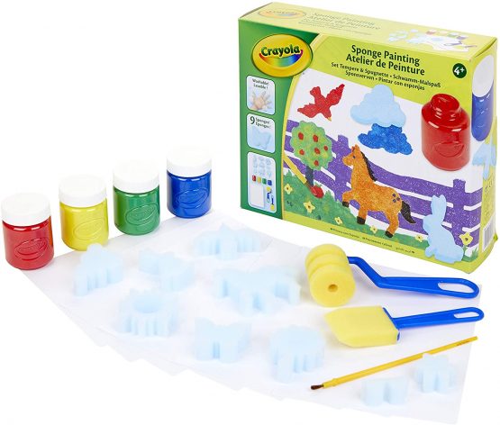 Crayola Sponge Painting, Multi-Coloured