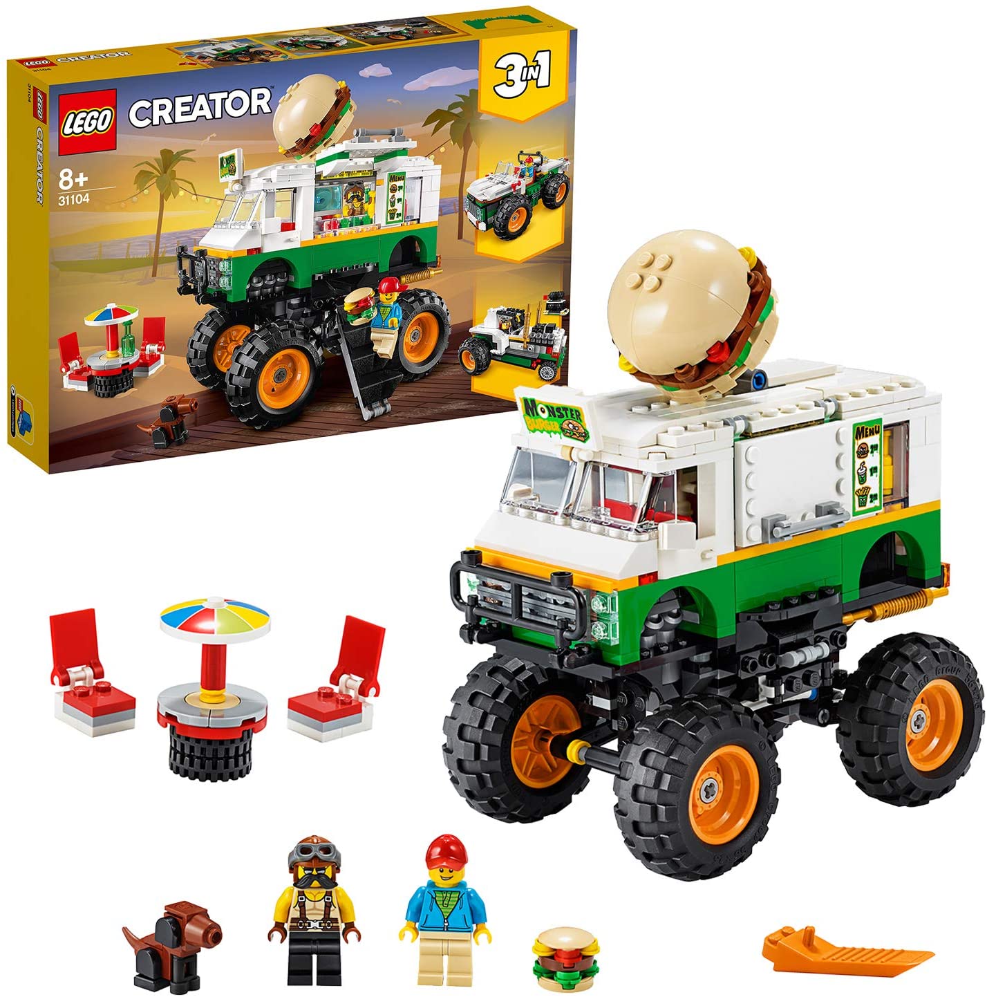LEGO 31104 Creator Monster Burger Truck, Multicolor