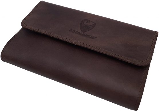 GERMANUS Tobacco Pouch from Genuine Leather - Made in EU - Strong Calf - Image 2