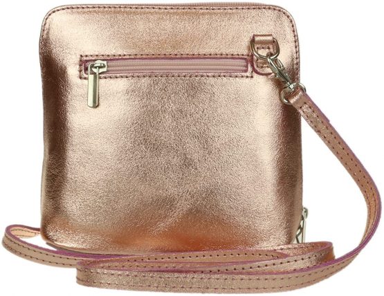 Girly HandBags Metallic Genuine Leather Cross Body Shoulder Bag - Image 3