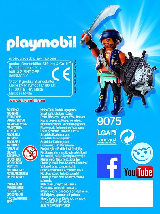 Playmobil 9075 Collectable Playmo-Friends Pirate with Shield - Image 3
