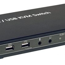 LINDY 4 Port KVM Switch - HDMI, USB 2.0 & Audio