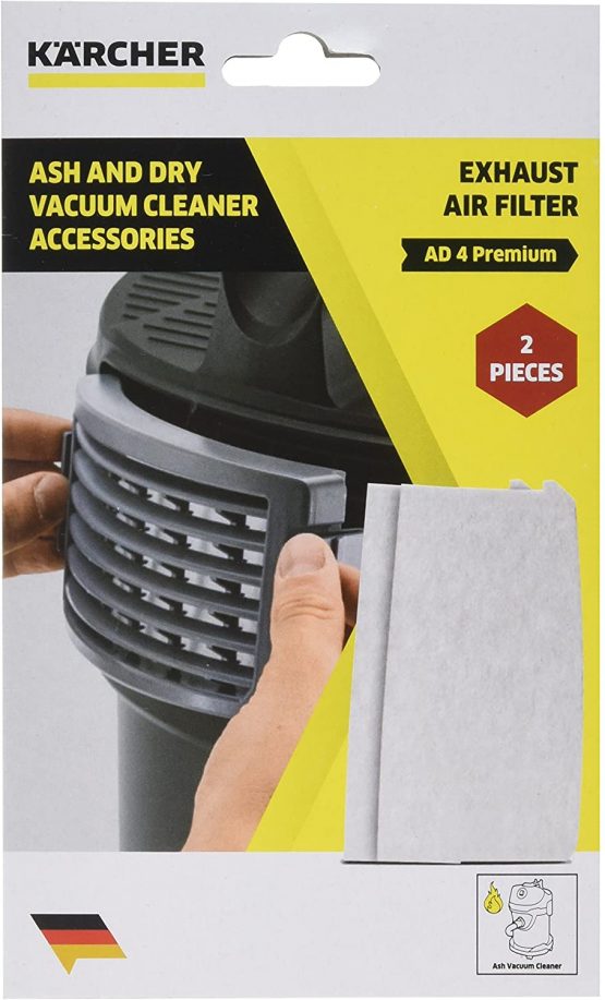 KÄRCHER 2.863-262.0 Exhaust Filter AD 4 Premium (for Ash and Dry Vacuum Cleaner)