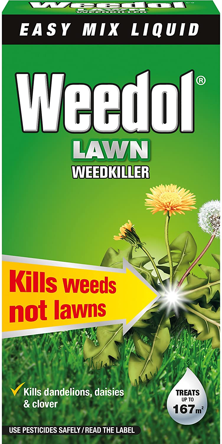 Weedol Lawn Weedkiller Liquid Concentrate Bottle (250 ML), 250 milliliters