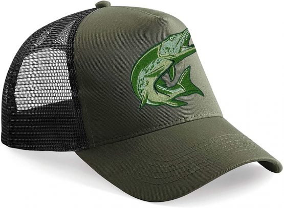 Bang Tidy Clothing Pike Fishing Hat Snapback Baseball Cap Fish Hats Gifts for Men Women - Image 2
