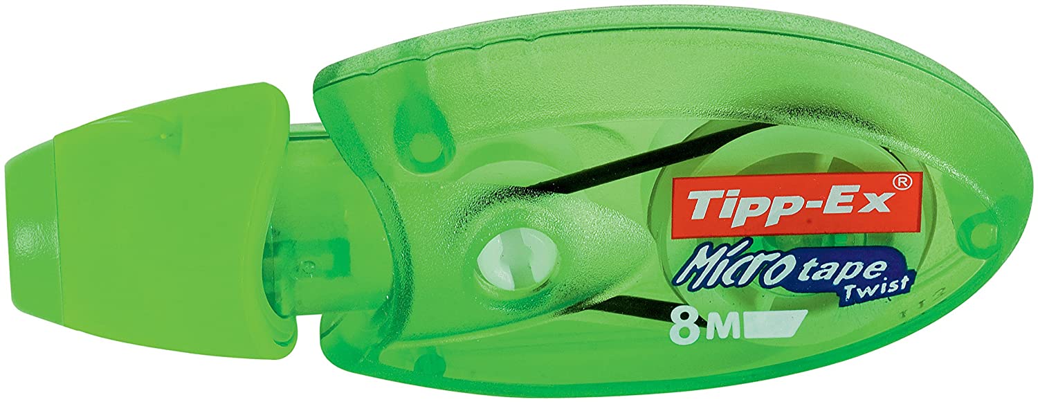 BIC TIPP-Ex Microtape Twist ® 8 M x 5 MM, Green, white - Image 3
