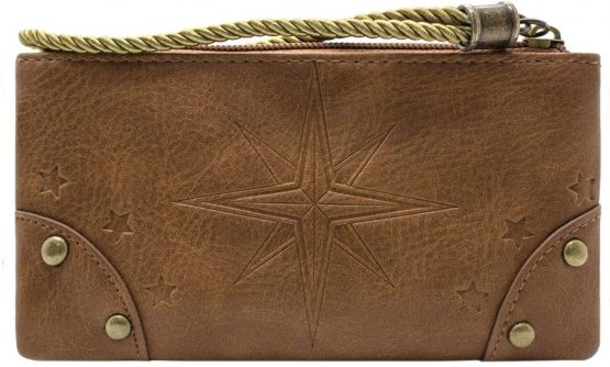 DC Wonder Woman Comic Satchel Brown Coin & Card Clutch Purse - Image 4