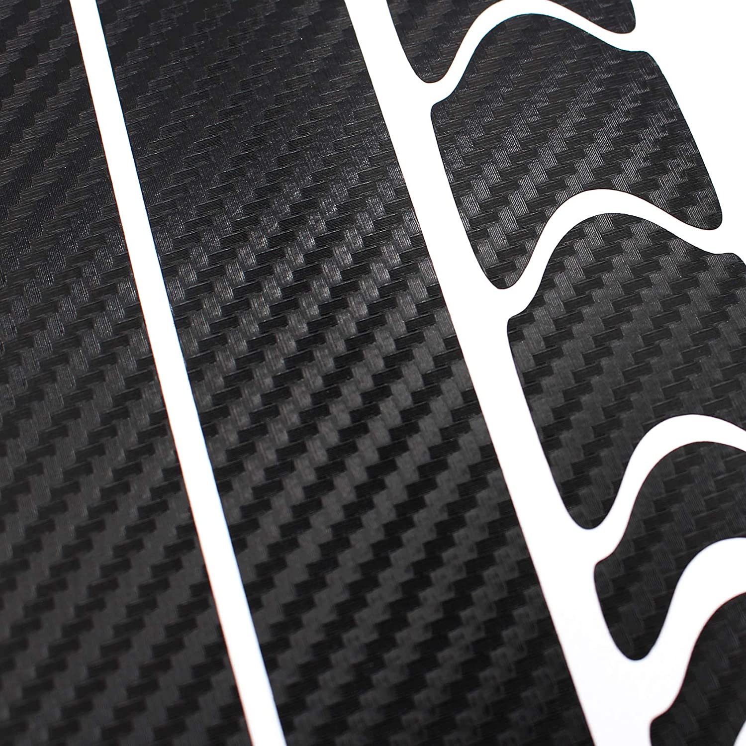 AlphaShield K099 Carbon Black Bike Frame Frame Protector Sticker MTB BMX, Kettenstrebenschutz - Image 3