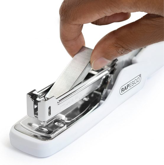 Rapesco 1340 X5-25ps Less Effort Stapler, 25 Sheet Capacity, Powder Blue - Image 3