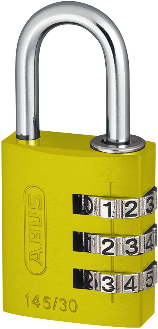 ABUS 145/30 Combination Padlock - Yellow - Image 2