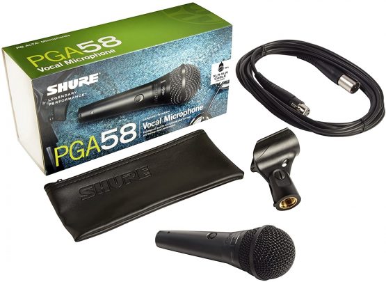 Shure PG ALTA Cardioid Dynamic Vocal Microphone with XLR-XLR Cable (PGA58-XLR) - Image 2