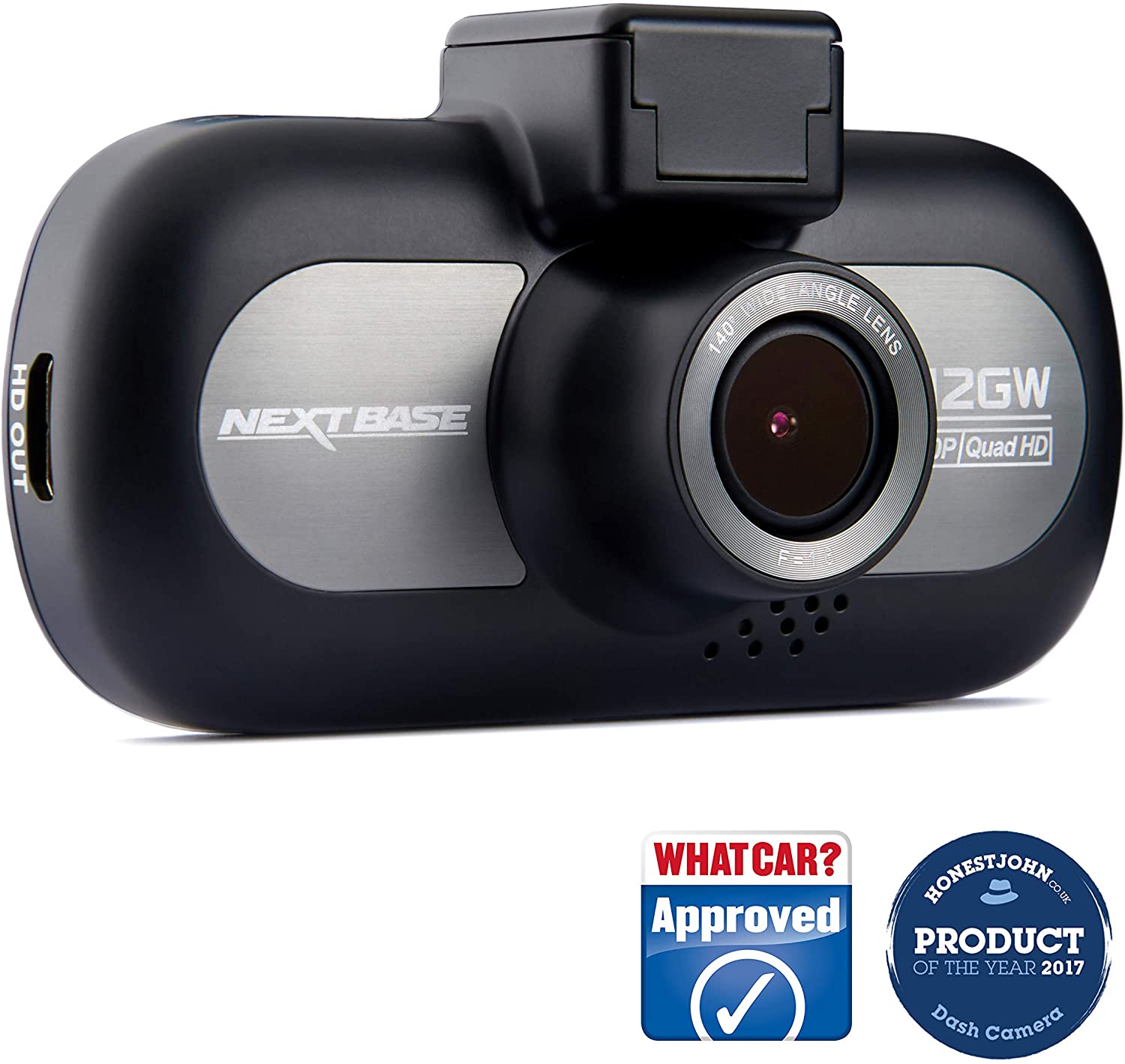 Nextbase 412GW, Full 1440p QUAD HD In-Car Dash Camera DVR, 140° Viewing Angle, WiFi and GPS, Night Vision, Black - Image 3