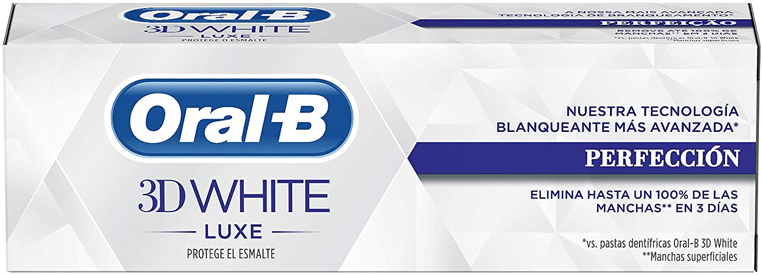 Oral-B 3DWhite Advanced Luxe Perfection Toothpaste 75ml, 75 ml (Pack of 1) - Image 4