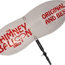12 x 24 inch Chimney Balloon Chimney Draught Excluder + FREE mouth inflation tube - Original and Best, Made in the UK
