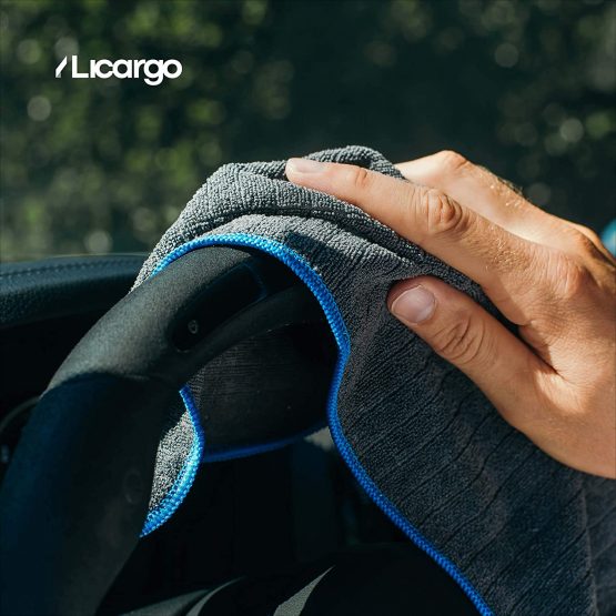 LICARGO® 6x Premium Microfibre Cloths with 380 GSM - Extremely Absorbent and Super Soft - Lint Free Microfibre Cloth Car Polishing Cloth, Microfibre Car Cleaning Cloths - 40x40 cm - Image 4
