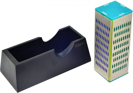 Rolson 24259 Four Sided Diamond Sharpener, 25.0 cm*10.0 cm*24.0 cm