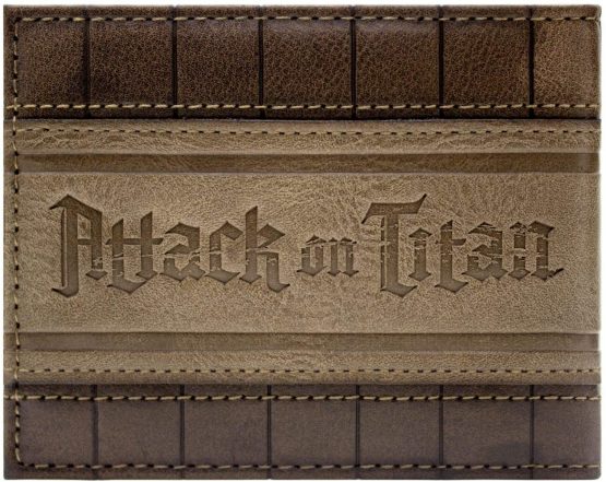 Attack on Titan Bi-Fold Colossal God of Destruction ID and Card Wallet Brown - Image 4