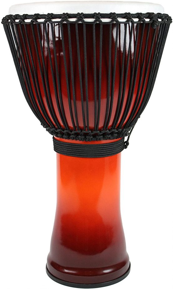 Toca Djembe Freestyle II Rope Tuned African Sunset 9"
